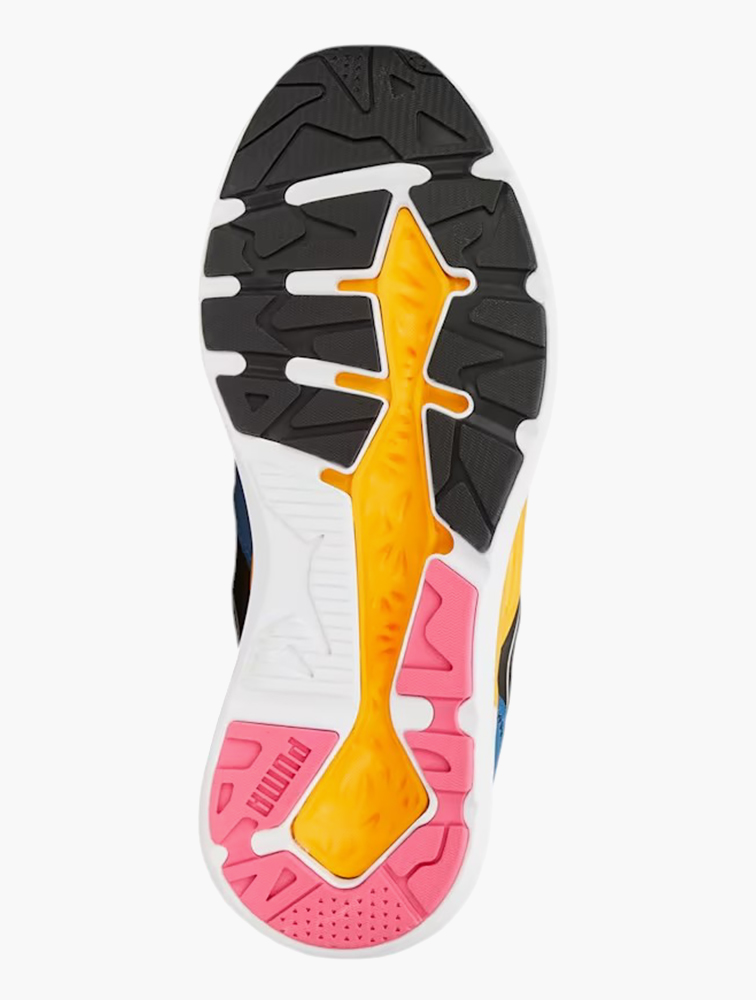 MyRunway | Shop PUMA Lake Blue & Tangerine Trc Blaze Swxp Lace-Up